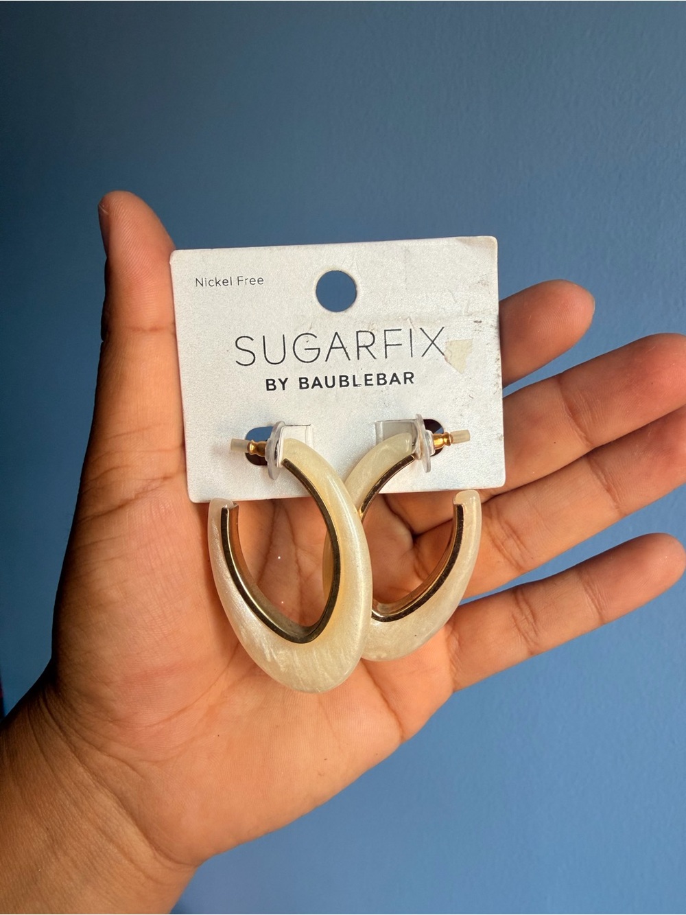 SUGARFIX by BaubleBar Resin Hoop Earrings